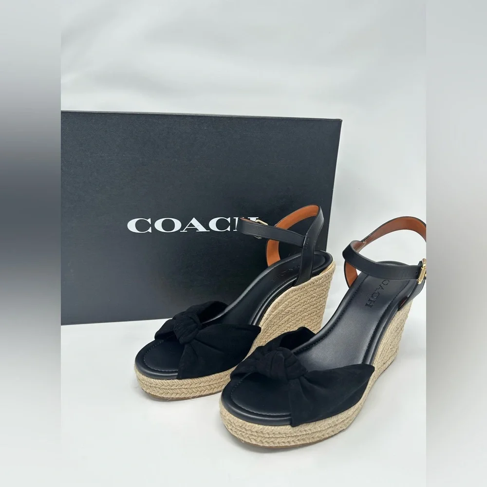 COACH Wedges Size 8.5 - Picture 1 of 8